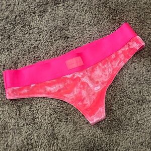 Victoria's Secret Pink Mesh Thong